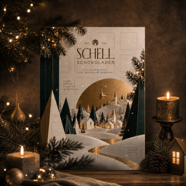 Pralinen-Adventskalender ohne Alkohol – Vorbestellung - Lieferung erfolgt im November