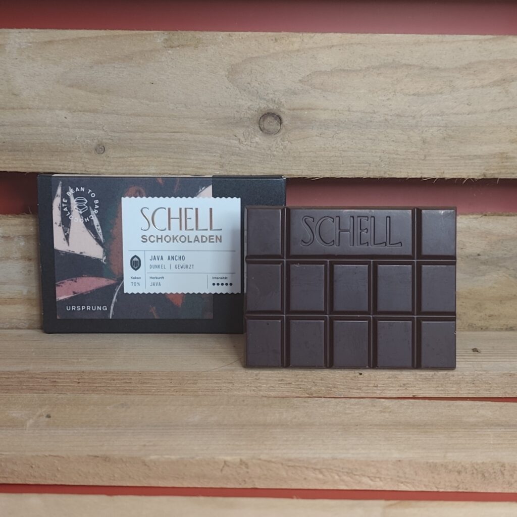 Dunkle Schokolade - Java Ancho - Schell Schokoladen