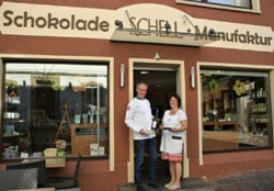 Schell Schokoladen Café in Gundelsheim mit Annette und Eberhard Schell